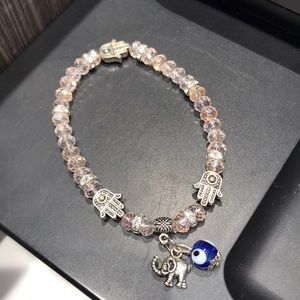 Elephant charm bracelet